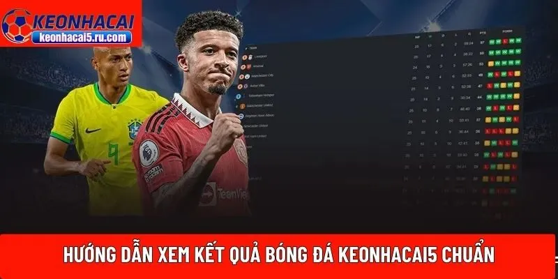 xem kết quả bóng đá Keonhacai5 chuẩn